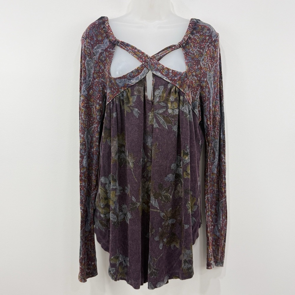 Gimmicks BKE Thermal Top L NWT Indie Sleaze Fairy Grunge Whimsigoth Boho Cutout